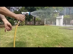 Metall 8-Modus Gartenschlauch Düse Druckwascher mit Front Trigger Steuerung